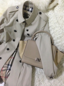 with my Burberry Trench